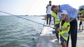 Mersinde Babalık balık tutma yarışması gerçekleştirildi