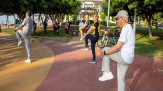 Mersinliler güne sporla başlıyor