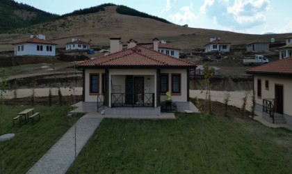 Nurdağında köyevleri villaları aratmıyor