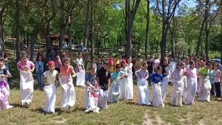 Öğrenciler yılın stresini geleneksel oyunlarla attı