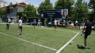 Öğretmenler spor yaparak eğlendi