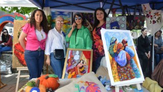 Orduda hayat boyu öğrenilen el emeği ürünler sergilendi