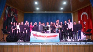 Orduda lise öğrencilerinden Karadeniz konseri