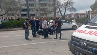 Osmancıkta otomobilin çarptığı yaşlı adam yaralandı