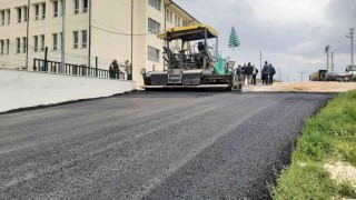 Pazaryerinde sıcak asfalt dökümü için çalışmalara başlanıldı