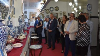 Salihlide el emeği göz nuru eserler görücüye çıktı