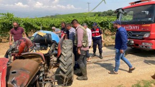 Sarıgölde traktör kazası: 1 ölü