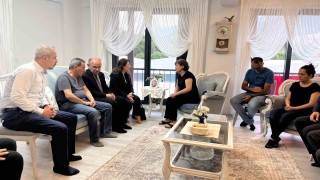 Şehit ailesinin acısını paylaştılar