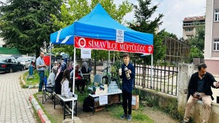 Simav Müftülüğünden sınava girecek öğrencilere ücretsiz ikram ve emanet alımı hizmeti