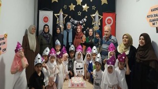 Simavda 4-6 Yaş Kuran Kursu öğrencilerinin karne heyecanı