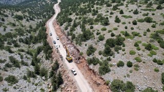 Spil yolundaki çalışmalar tamamlanmak üzere