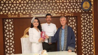 Tahmazoğlundan nikahı kıyılan çiftlere sürpriz