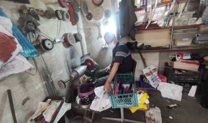 Tarihi Bıçakçılar Arastasında Kurban Bayramı yoğunluğu