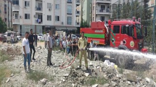 Tarsusta yangın gönüllülerine eğitim verildi