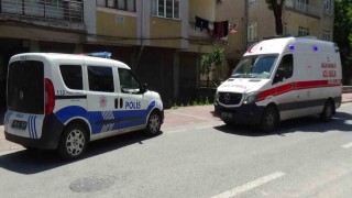 Tartıştığı eşinin üzerine kaynar su döktü