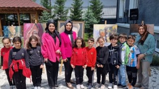 Tavşanlıda Yağlı Boya Resim Kursu Sergisi