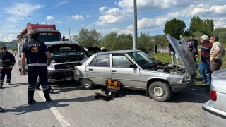 Tavşanlıda zincirleme trafik kazası: 2 yaralı