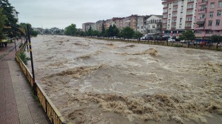Terme Çayında korkutan görüntü