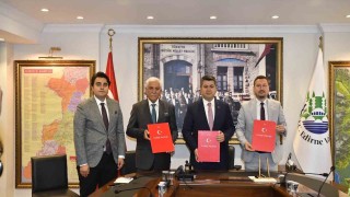 Trakyanın en büyük canlı hayvan pazarı için protokol imzalandı