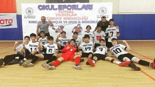 Türkiye Futsal üçüncülüğü Erganiden