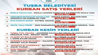 Tuşbada kurban satış ve kesim yerleri belirlendi