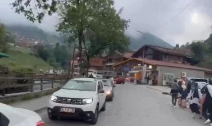 Uzungöl’de bayram yoğunluğu