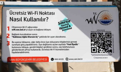 Vanda 96 noktaya ücretsiz wi-fi hizmeti