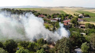 Yangında sevinç ve hüzün bir arada yaşandı