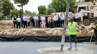 Yeşil Cami Kuran Kursu binasının temeli atıldı