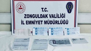 Zonguldakta tefeci operasyonunda gözaltına alınan 2 şüpheli adliyede