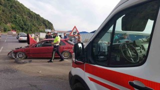 Zonguldakta trafik kazası: 1 yaralı