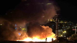 Zonguldakta yangın paniği