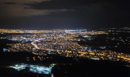 1600 rakımdan Denizli manzarasını