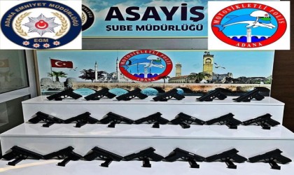 Adana polisi 1 ayda 483 silah ele geçirdi