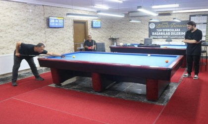 Akçaabatta bilardo turnuvası sona erdi