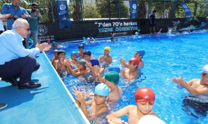Akdenizde ücretsiz yüzme kursları başlıyor