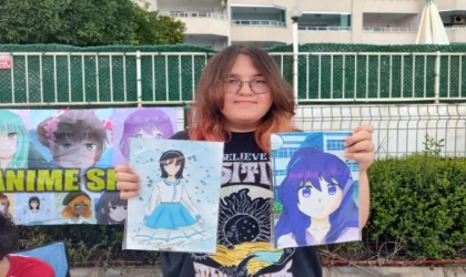 Anime karakterlere hayat veren Ada Nur, resimlerini sergiledi