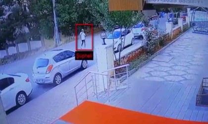 Araçtan hırsızlık yapan şüpheli, polisten kaçamadı