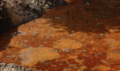 Atıklar derenin rengini değiştirdi; OSB’ye ceza, 3 fabrikaya kapama