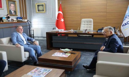 Başkan Büyükkılıçtan Hacılar Belediye Başkanı Özdoğana ziyaret