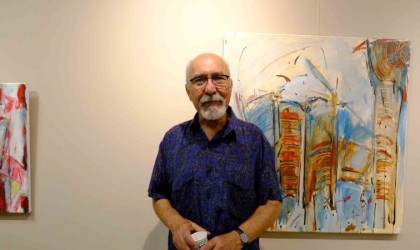 Bedri Karayağmurların “Resim Serüvenim II” sergisi Orhan Peker Sanat Galerisinde açıldı
