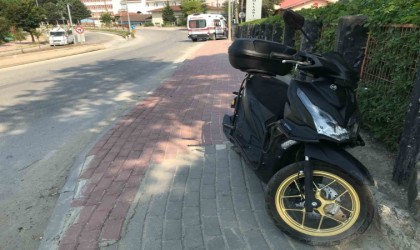 Bilecikte motosikletin devrilmesi sonucu sürücü yaralandı