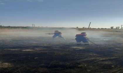 Burdurda aynı günde iki ayrı yerde ot yangını