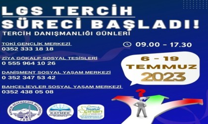 Büyükşehirden ücretsiz LGS tercih danışmanlığı hizmeti