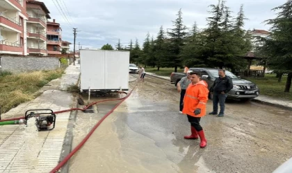 Çorum’da sağanak etkili oldu