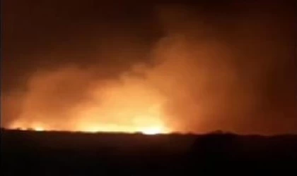 Diyarbakır’da orman yangını