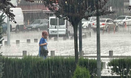 Düzcede yağış başladı