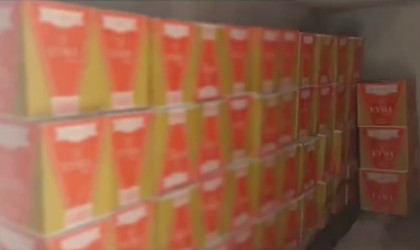 Gaziantepte bir buçuk milyon kaçak makaron ele geçirildi