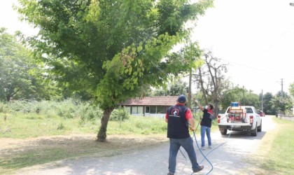 Her yer köşe bucak ilaçlanıyor