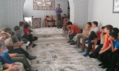 Hisarcıkta Yaz Kuran Kursu öğrencilere “Sahih dini bilginin önemi” konulu seminer